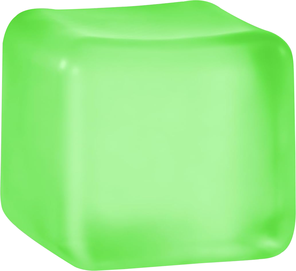 Toxic Lime Plimbo Squeeze Cube